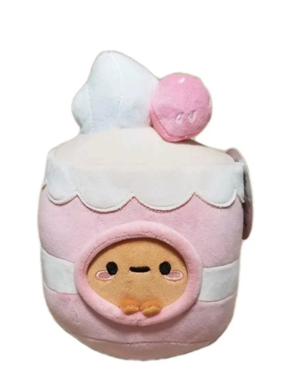 Smoko Tayto Potato Strawberry Cake 6 Inch Mini Mochi Plush NEW with tags